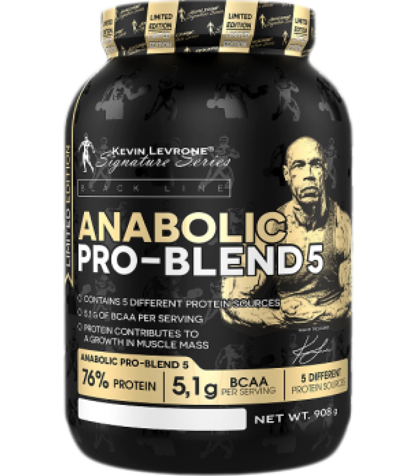 Kevin Levrone Black Line / Anabolic Pro Blend 5 - 908гр.​